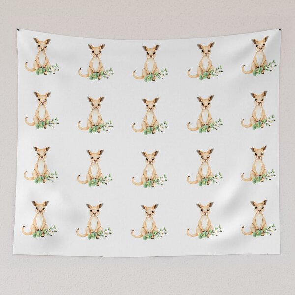 Item preview, Cute Baby Kangaroo Holding Eucalyptus Branch designed and sold by Passionread.