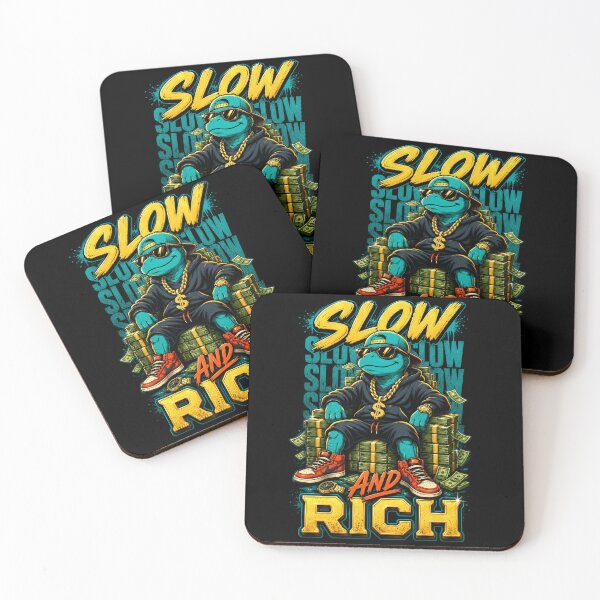 Item preview, Slow and Rich | Turtle Streetwear Design designed and sold by FocusedPatterns.