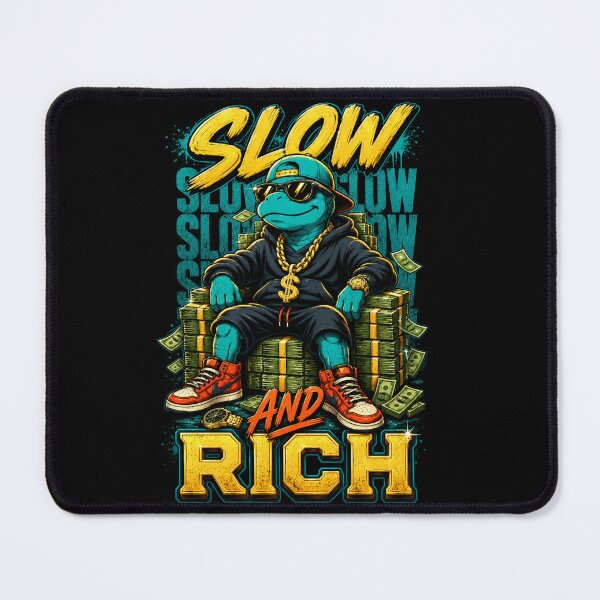 Item preview, Slow and Rich | Turtle Streetwear Design designed and sold by FocusedPatterns.