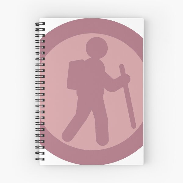 Item preview, Hiker Icon dusty pink designed and sold by TinkyInkyFinky.