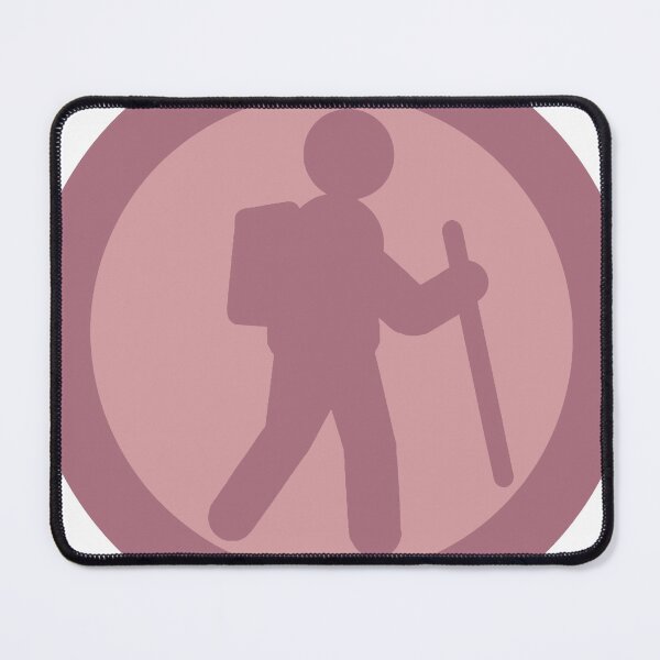 Item preview, Hiker Icon dusty pink designed and sold by TinkyInkyFinky.