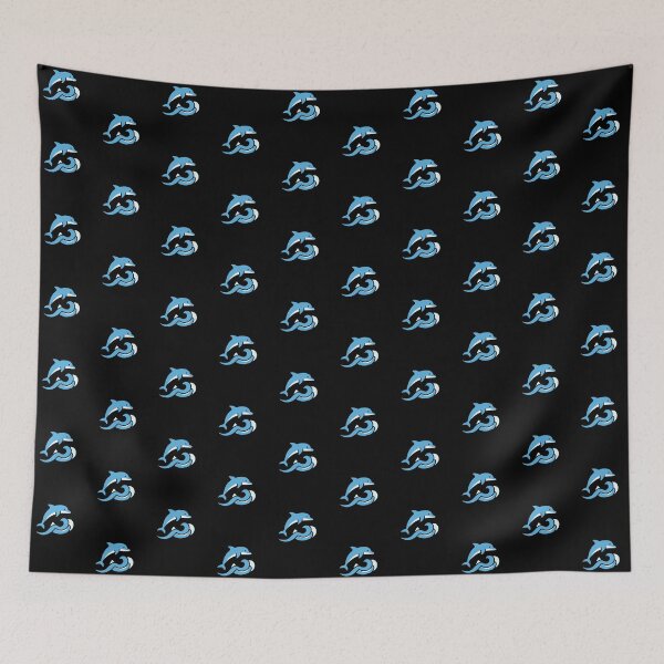 Item preview, Dolphin Fish Waves  designed and sold by Senthamizh.