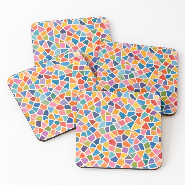 Item preview, Candy Mosaic Dreams – Colorful Abstract Tile Pattern designed and sold by blankTeeShirt.