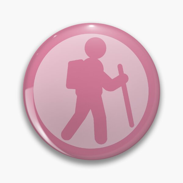 Item preview, Hiker Icon bubblegum designed and sold by TinkyInkyFinky.