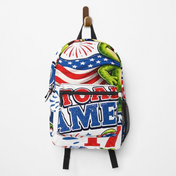 Item preview, Toadally American Funny Frog 4th of July 1776 designed and sold by PlushFutura.