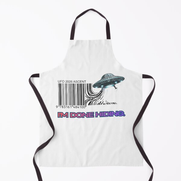 Item preview, UFO Barcode Disguise I'm Done Hiding 2026 designed and sold by Talk to Alien UFO.