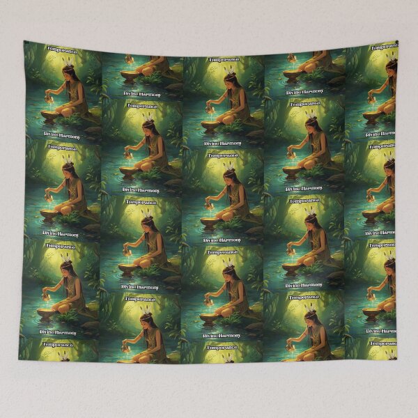 Item preview, Temperance - Tarot Card from Wildwood Green Witch Tarot Deck  designed and sold by Earth Nature Creations.
