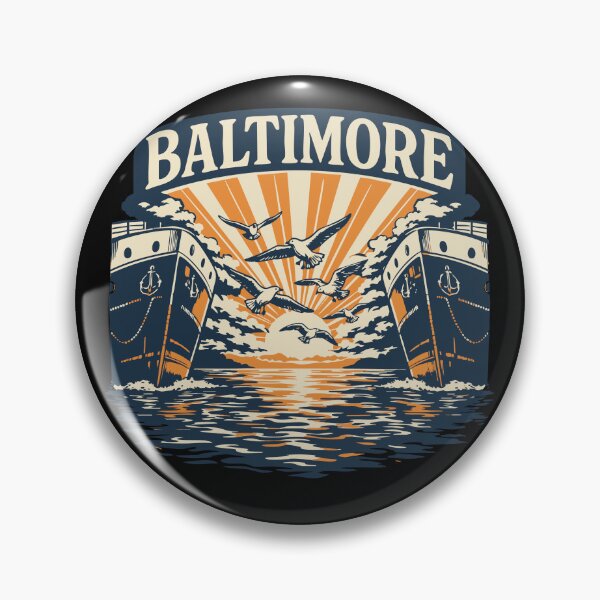 Artikelvorschau, Souvenir-Hafenschiffe von Baltimore, Maryland entworfen und verkauft von DSWShirts.