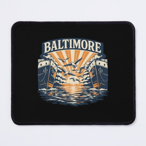 Item preview, Baltimore Maryland Souvenir Harbour Ships Baltimore designed and sold by DSWShirts.