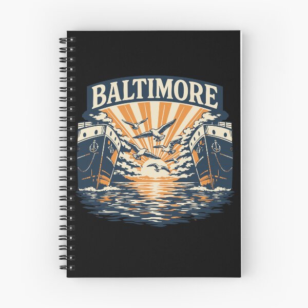 Item preview, Barcos de recuerdo del puerto de Baltimore, Maryland designed and sold by DSWShirts.