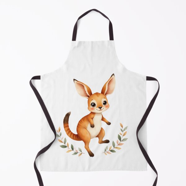Item preview, Cute Baby Kangaroo Jumping With Floral Wreath designed and sold by Passionread.