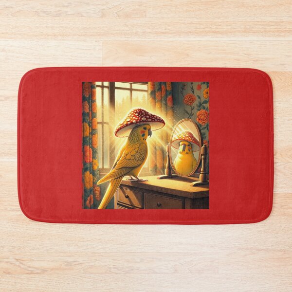 Item preview, Budgie Mucki and the Toadstool Hat designed and sold by LegademaArt.