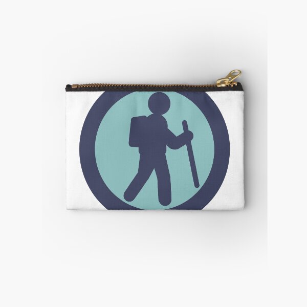 Item preview, Hiker Icon indigo designed and sold by TinkyInkyFinky.