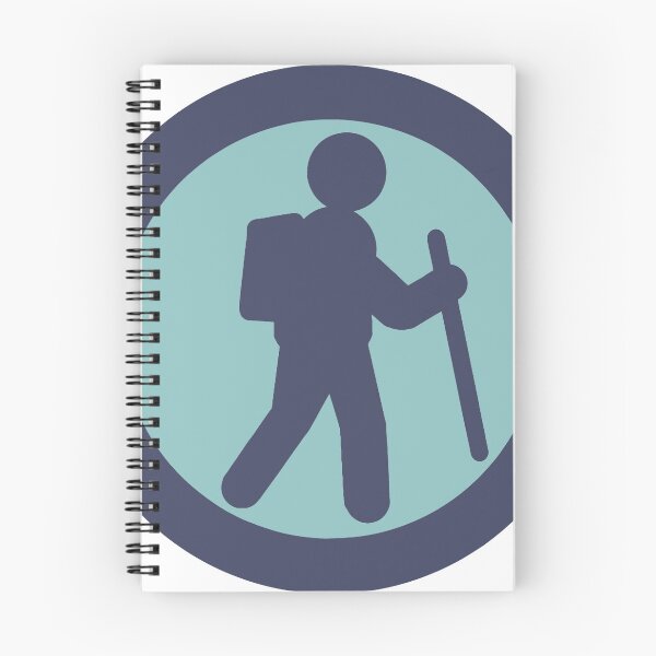 Item preview, Hiker Icon indigo designed and sold by TinkyInkyFinky.