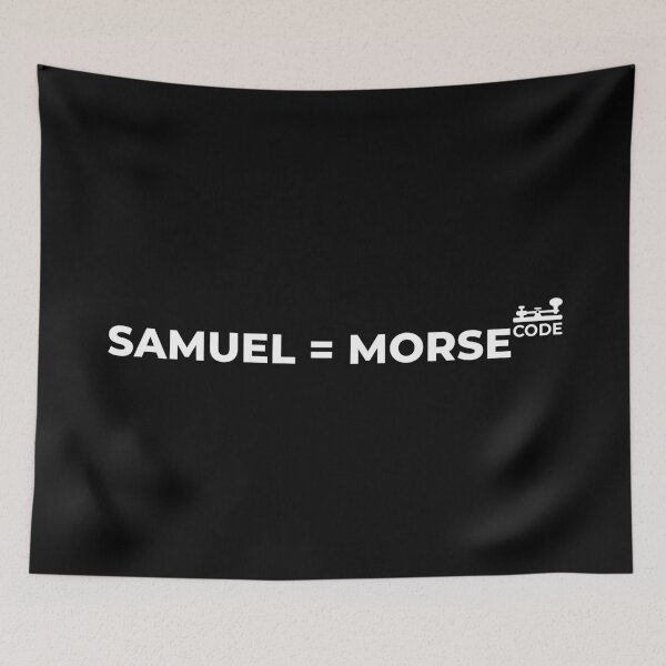 Item preview, Samuel Morse Code Minimalist Design designed and sold by AnnSign.