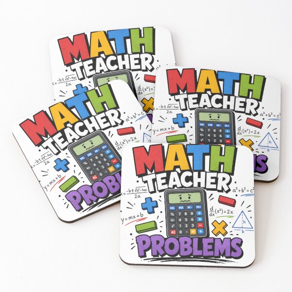 Item preview, Math Teacher Problems designed and sold by PlushFutura.