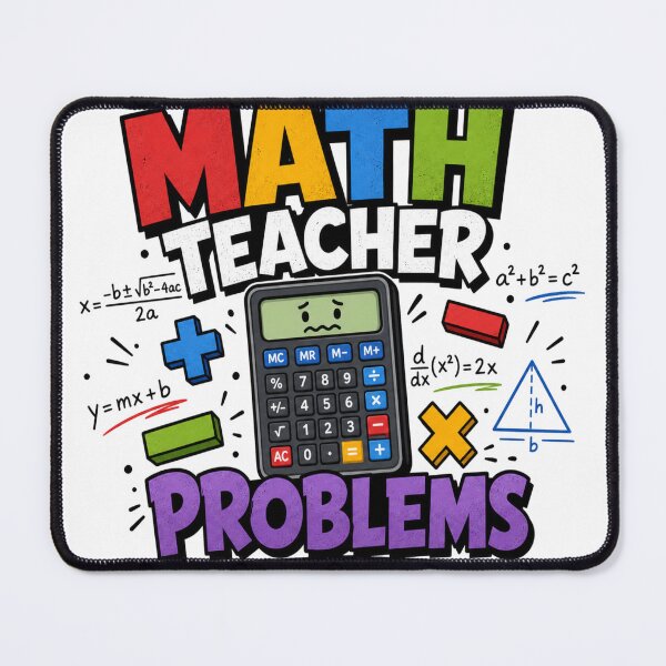 Item preview, Math Teacher Problems designed and sold by PlushFutura.