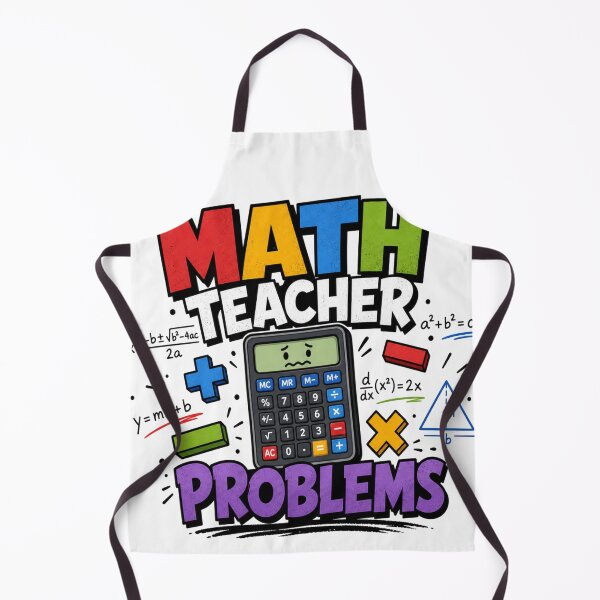Item preview, Math Teacher Problems designed and sold by PlushFutura.