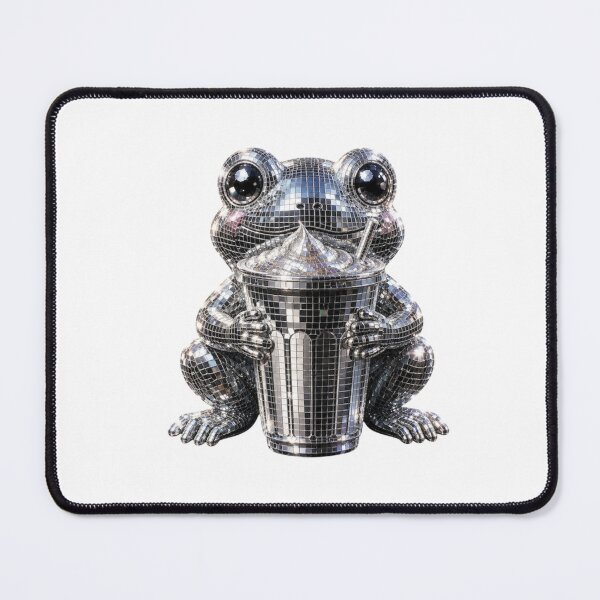Item preview, Disco Matcha Frog - Cute Retro Frog Aesthetic designed and sold by TessHandmadeCreation .