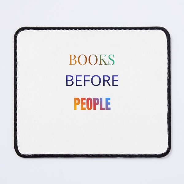 Item preview, Minimalist design for introverts who always choose books first ? designed and sold by BookedAndDesign.