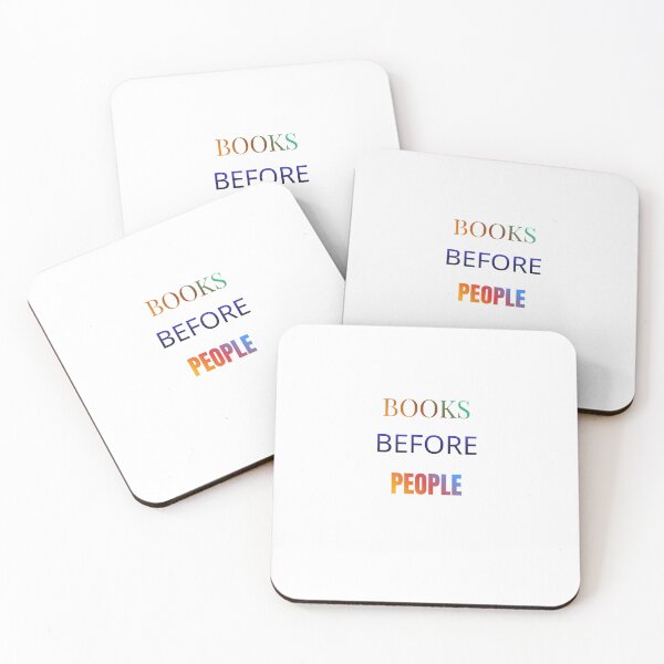 Item preview, Minimalist design for introverts who always choose books first ? designed and sold by BookedAndDesign.
