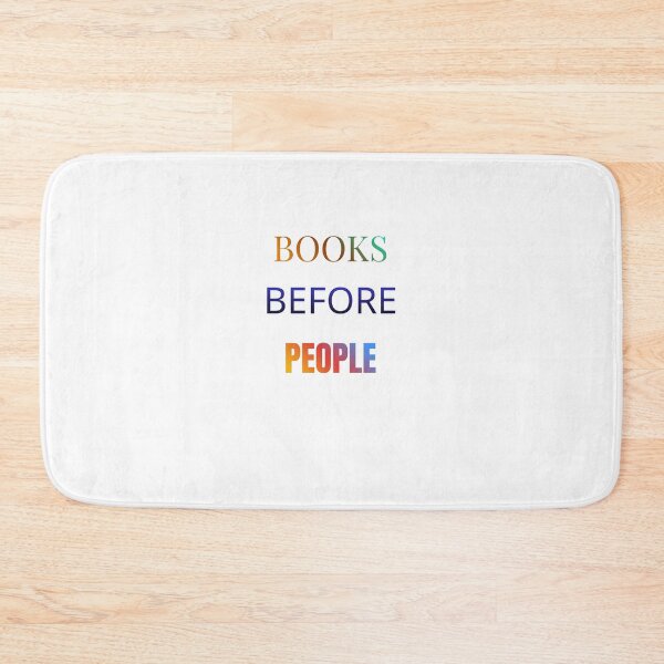 Item preview, Minimalist design for introverts who always choose books first ? designed and sold by BookedAndDesign.