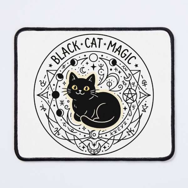 Item preview, Mystical Cosmic Cat Familiar Occult Emblem designed and sold by Spiritualwall.