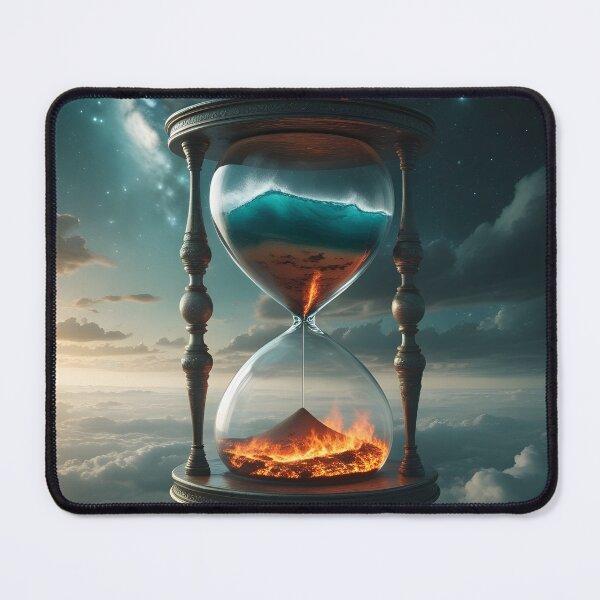 Item preview, Hourglass Ocean and Fire designed and sold by MAWOdesign.