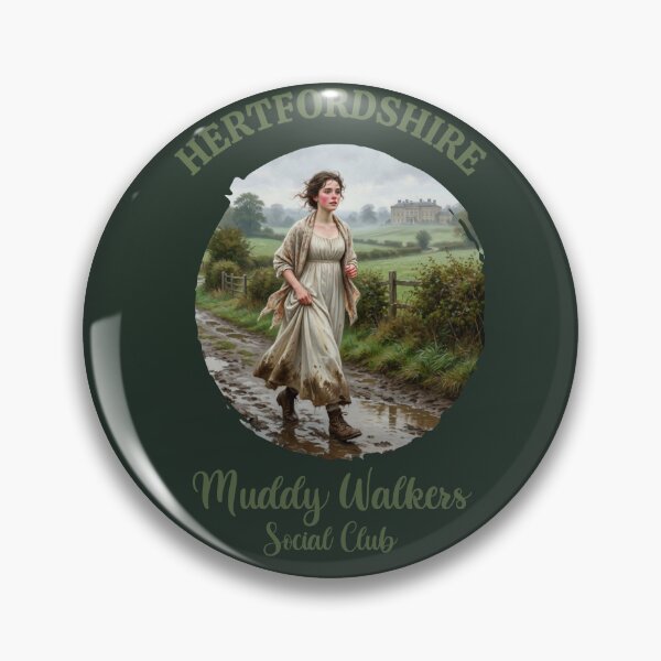 Item preview, Muddy Walkers Club Aesthetic Vintage Emblem British Countryside designed and sold by FIREDesignsPOD.