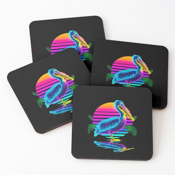 Item preview, Neon Pelican Sunset designed and sold by DeadpanThreads.