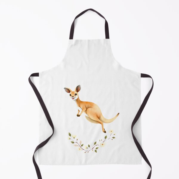 Item preview, Cute Kangaroo Leaping Over Blossom Branch designed and sold by Passionread.