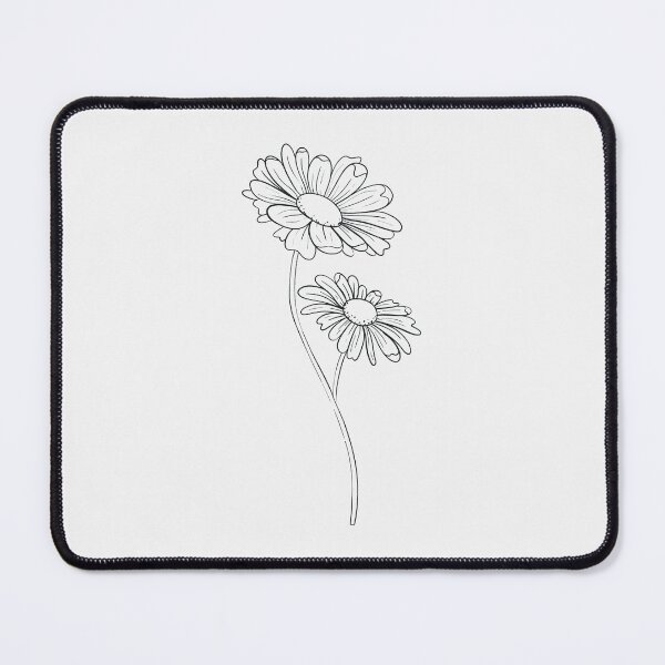 Item preview, Daisy April Birth Flower Pretty Line Drawing designed and sold by winterpumpkin.