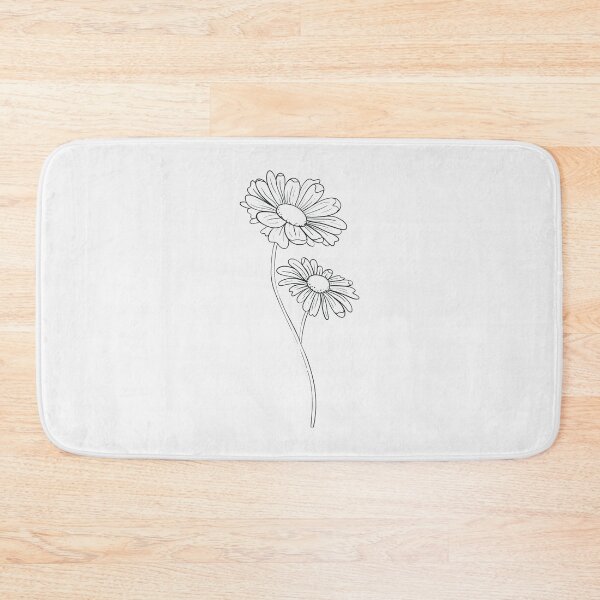 Item preview, Daisy April Birth Flower Pretty Line Drawing designed and sold by winterpumpkin.