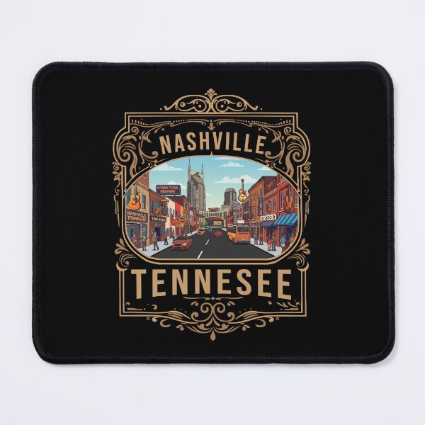 Item preview, Nashville Souvenir Men Tennessee Skyline Nashville designed and sold by DSWShirts.