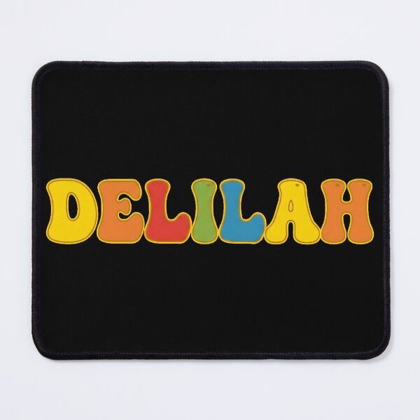Item preview, ❤️ Delilah Personalized Name Wavy Retro Shirt, Coffee Mug, Sticker Gift designed and sold by HelixPedia.