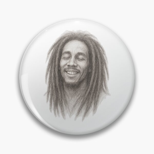Item preview, Rasta Reggae Pencil Sketch Art reggae singer  designed and sold by Tee-Shirt-Topia.