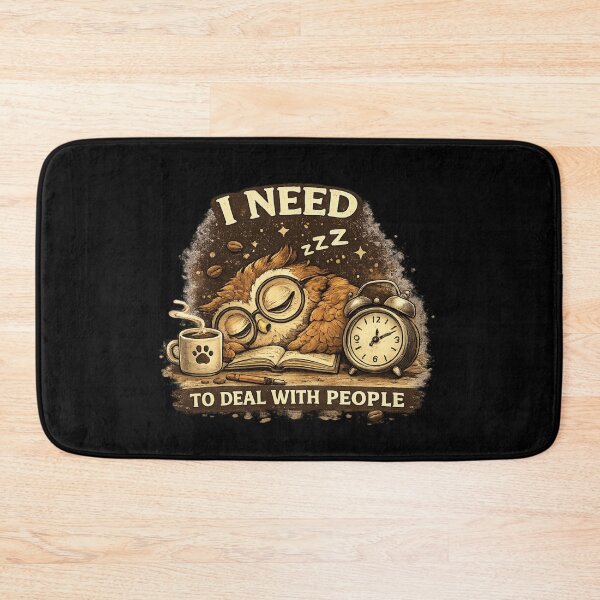 Item preview, I Need Sleep To Deal With People Funny Owl Introvert Coffee Lover designed and sold by Hobby-up.