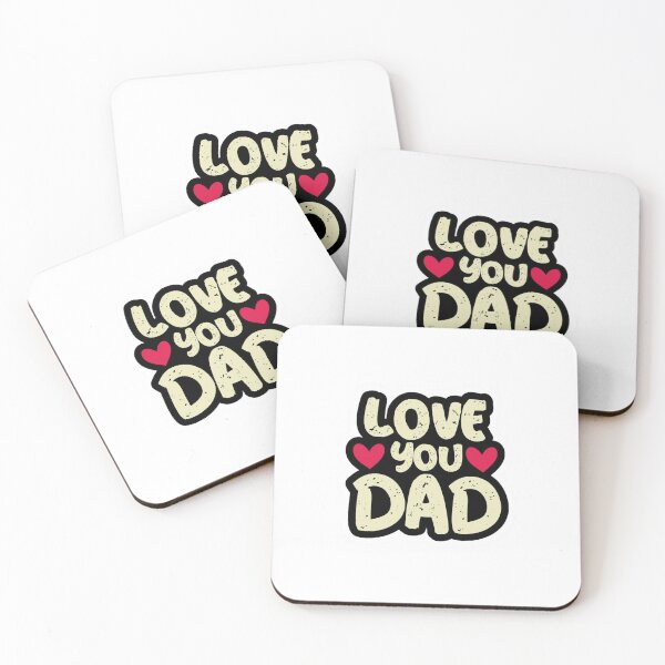 Item preview, Love You Dad Sticker – Emotional Father’s Day Gift, Handwritten Script Design designed and sold by RetroSystemCo.