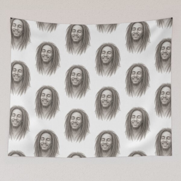Item preview, Rasta Reggae Pencil Sketch Art reggae singer  designed and sold by Tee-Shirt-Topia.