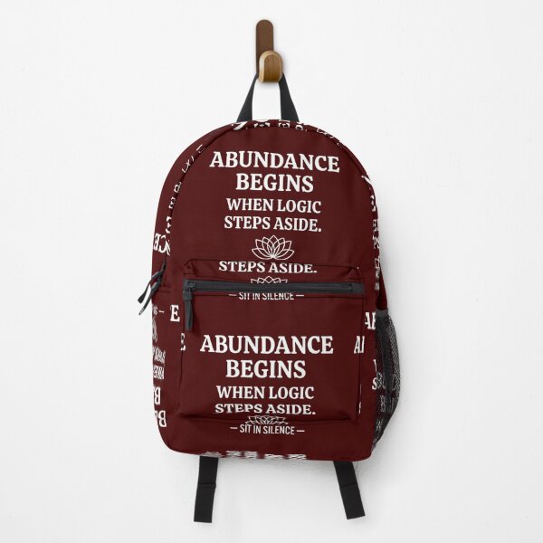Item preview, Abundance Begins When Logic Steps—Soft Stillness.  designed and sold by SitInSilence24.