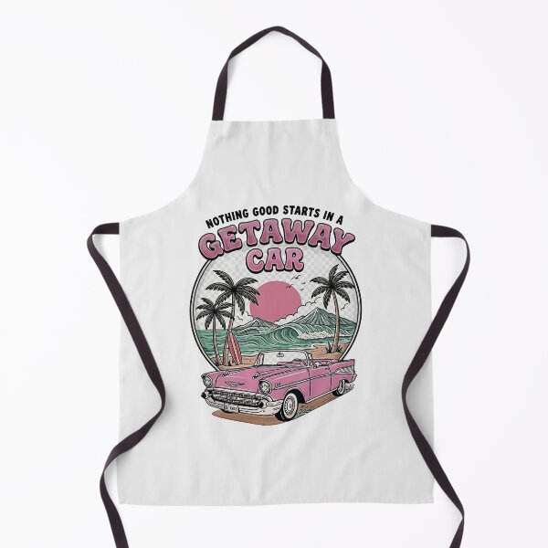 Item preview, Vintage Nothing Good in a Car Retro Getaway Car designed and sold by gear-posters.