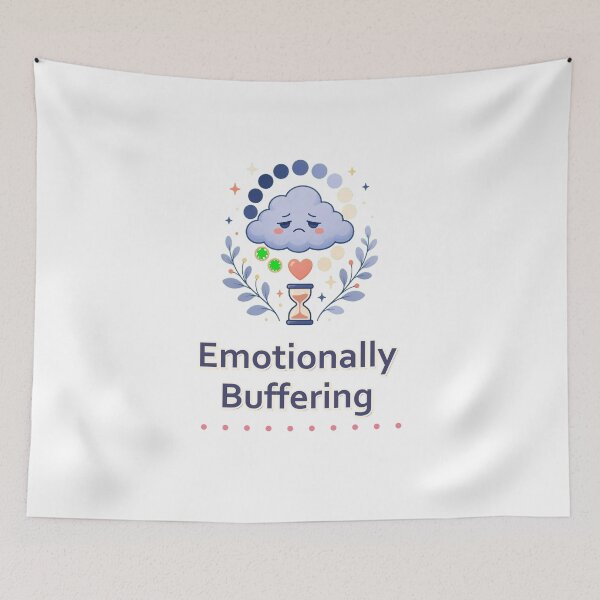 Item preview, Emotionally Buffering | Soft Humor designed and sold by YNAMREG.