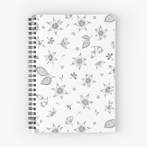 Item preview, Vintage 70's Inspired Floral Pattern - Grey designed and sold by Hide&Quill.