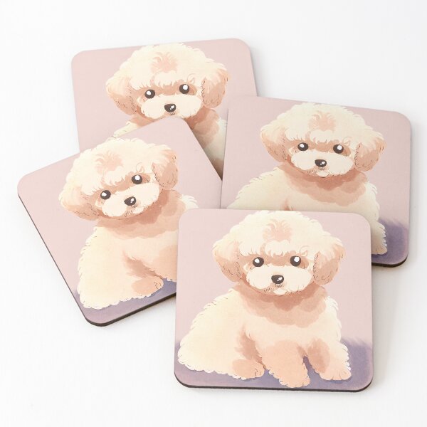 Item preview, Kawaii Maltipoo Puppy Pastel Illustration designed and sold by Rhodes Shop.