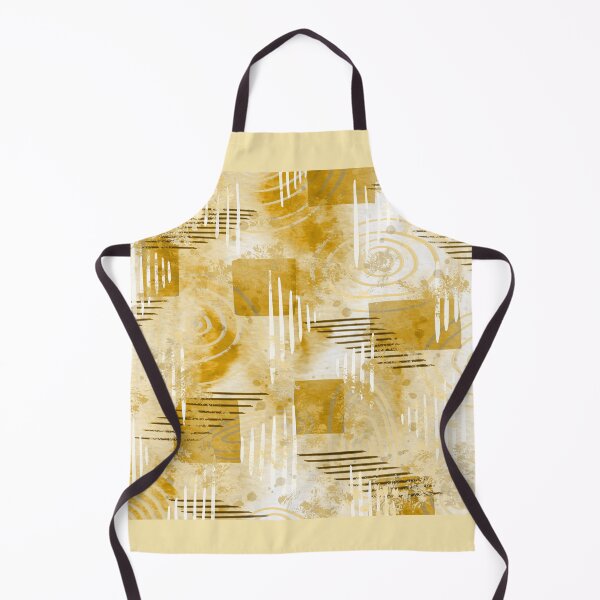 Item preview, Yellow and White Abstract Painting designed and sold by CloudClown.