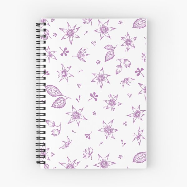 Item preview, Vintage 70's Inspired Floral Pattern - Mauve designed and sold by Hide&Quill.