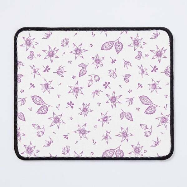 Item preview, Vintage 70's Inspired Floral Pattern - Mauve designed and sold by Hide&Quill.