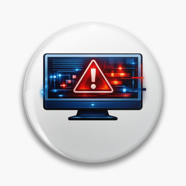 Item preview, System Warning Screen designed and sold by BrightMindPrint.