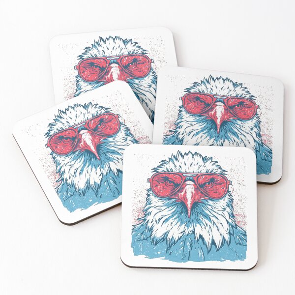 Item preview, Retro Patriotic Eagle Wearing Sunglasses | Vintage American Freedom Design designed and sold by DadGenX.