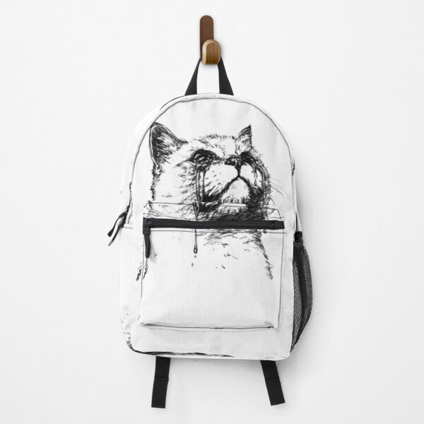 Item preview, Dark Gothic Cat Sketch Art designed and sold by Moody Vibes Studio.